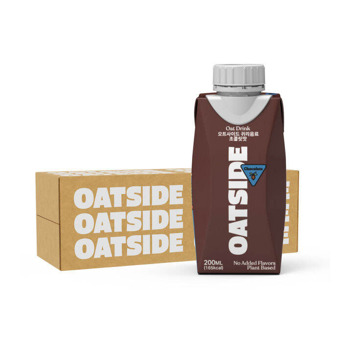 鸥乐赛 巧克力味燕麦奶 整箱 | Oatside Chocolate Oat Milk Pocket Packs Case 24 x 200ml