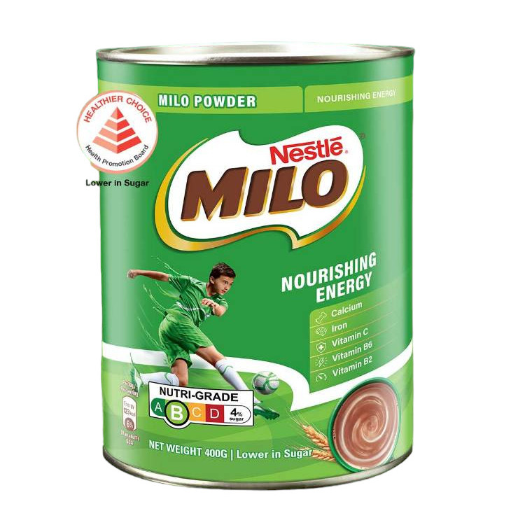 美禄 牛奶麦芽可可粉 罐装 | Milo Regular Chocolate Malt Powder With Milk Tin 400g