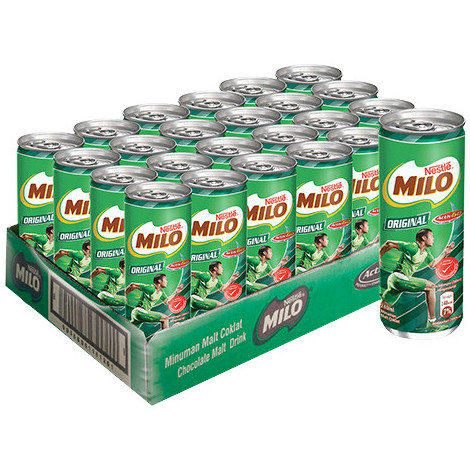 美禄 原味巧克力麦芽饮品 罐装整箱 | Milo Original Can Drink Case 24 x 240ml