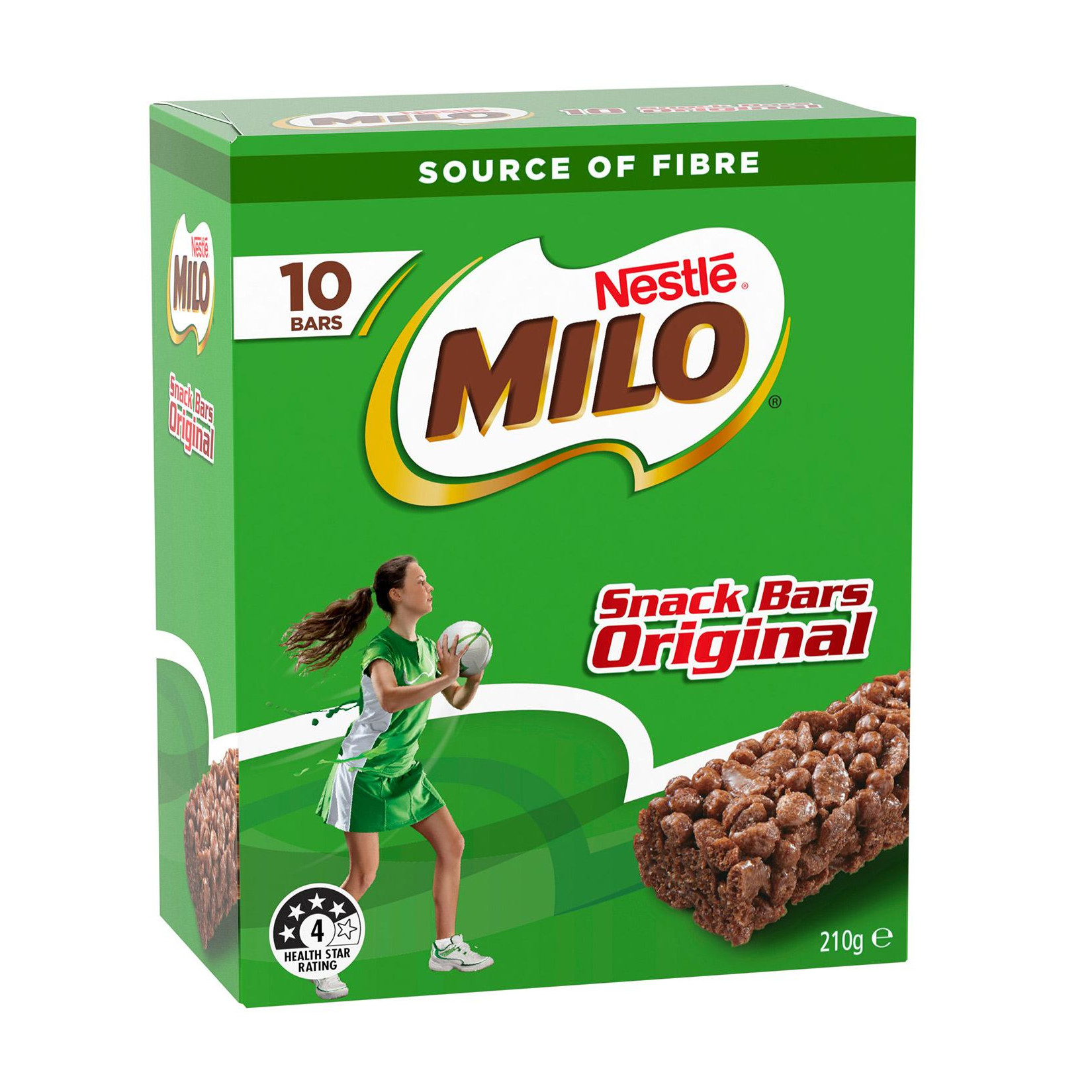 美禄 可可球谷物棒 | Milo Snack Original Cereal Bars 10 x 21g