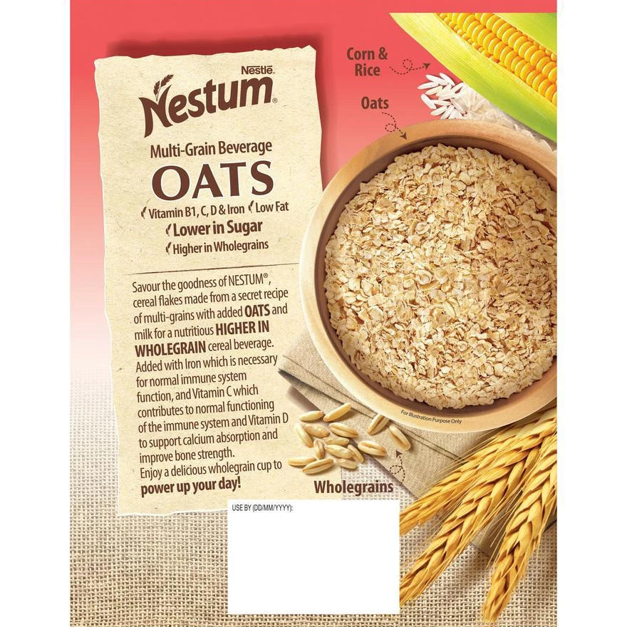 雀巢 燕麦麦片低糖 3合1冲饮 | Nestle Nestum	3 In 1 Cereal Drink Oats	12	x	30g