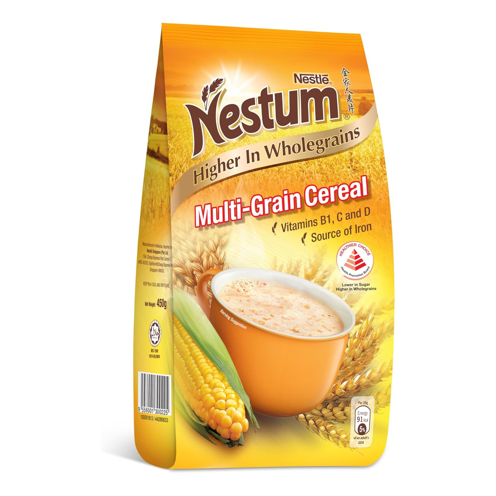 雀巢 全家人麦片 冲饮烹饪烘焙 | Nestle Nestum	All Family Cereal Original 			450g