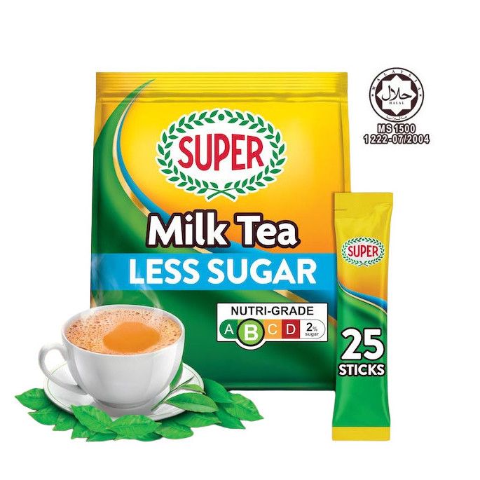 超级 减糖奶茶 3合1速溶 | Super Less Sugar Instant 3 In1 Milk Tea 25 x 18g