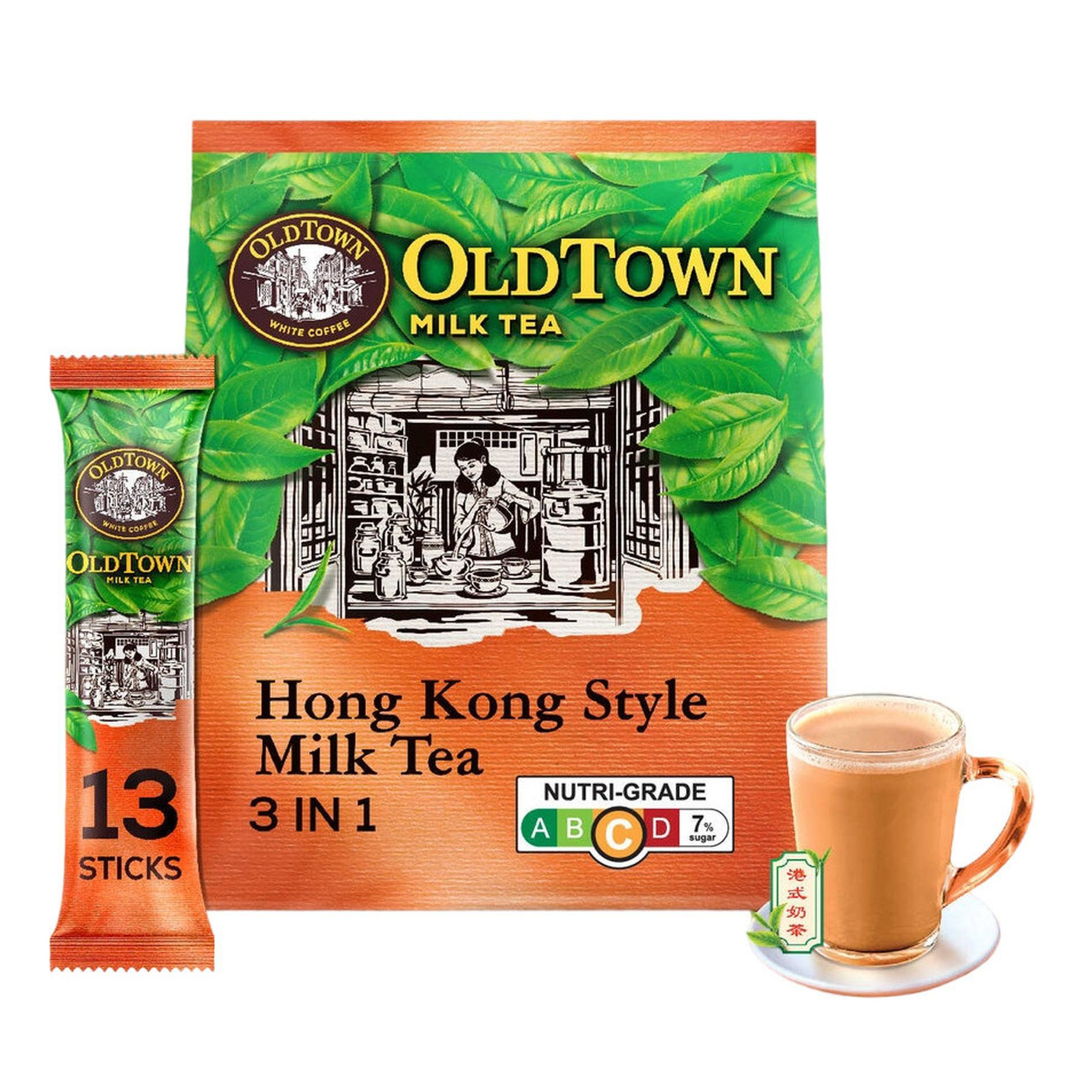 旧街场 港式奶茶 3合1速溶 | Old Town Hong Kong Style Instant 3 In1 Premix Milk Tea 13 x 35g