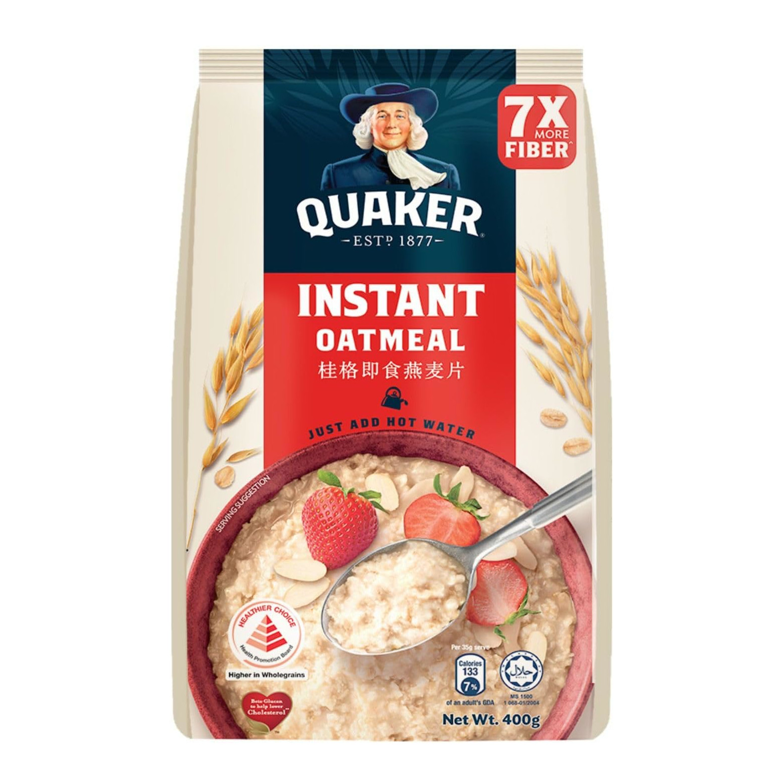 桂格 即食燕麦片 | Quaker Oats Instant Oatmeal Pack 400g