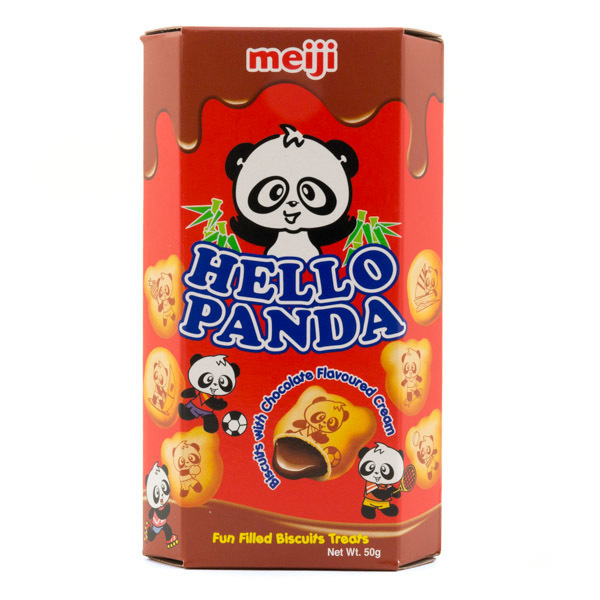 明治 熊猫巧克力夹心饼干 | Meiji Hello Panda Biscuits Chocolate 50g