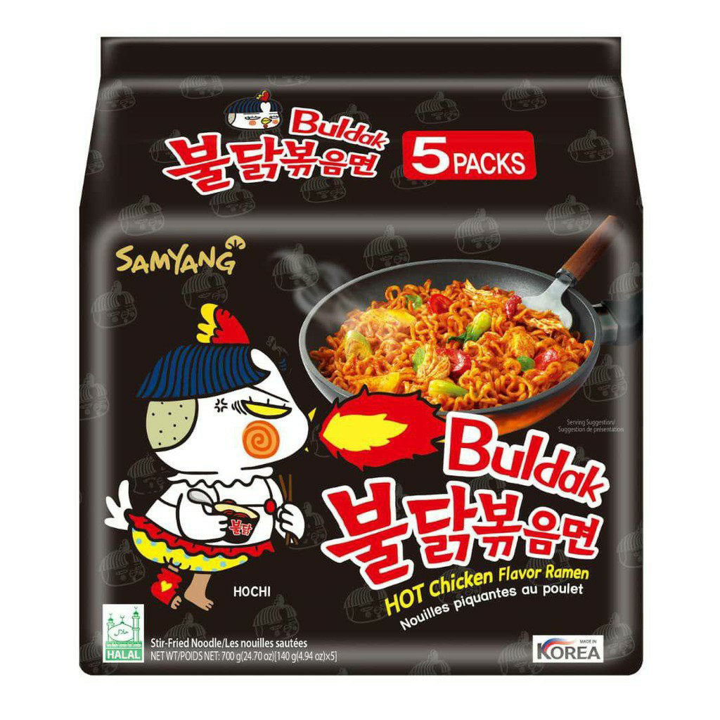 三养 火鸡面 5袋 | Samyang Spicy Hot Chicken Instant Ramyun 	5 x 140g