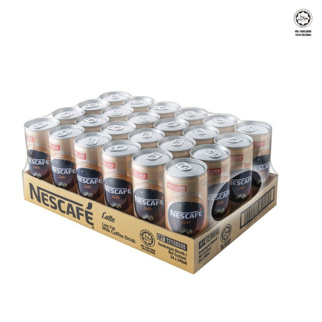 雀巢 拿铁咖啡 罐装整箱 | Nescafe Latte Milk Coffee Can Drink Case 24 x 240ml