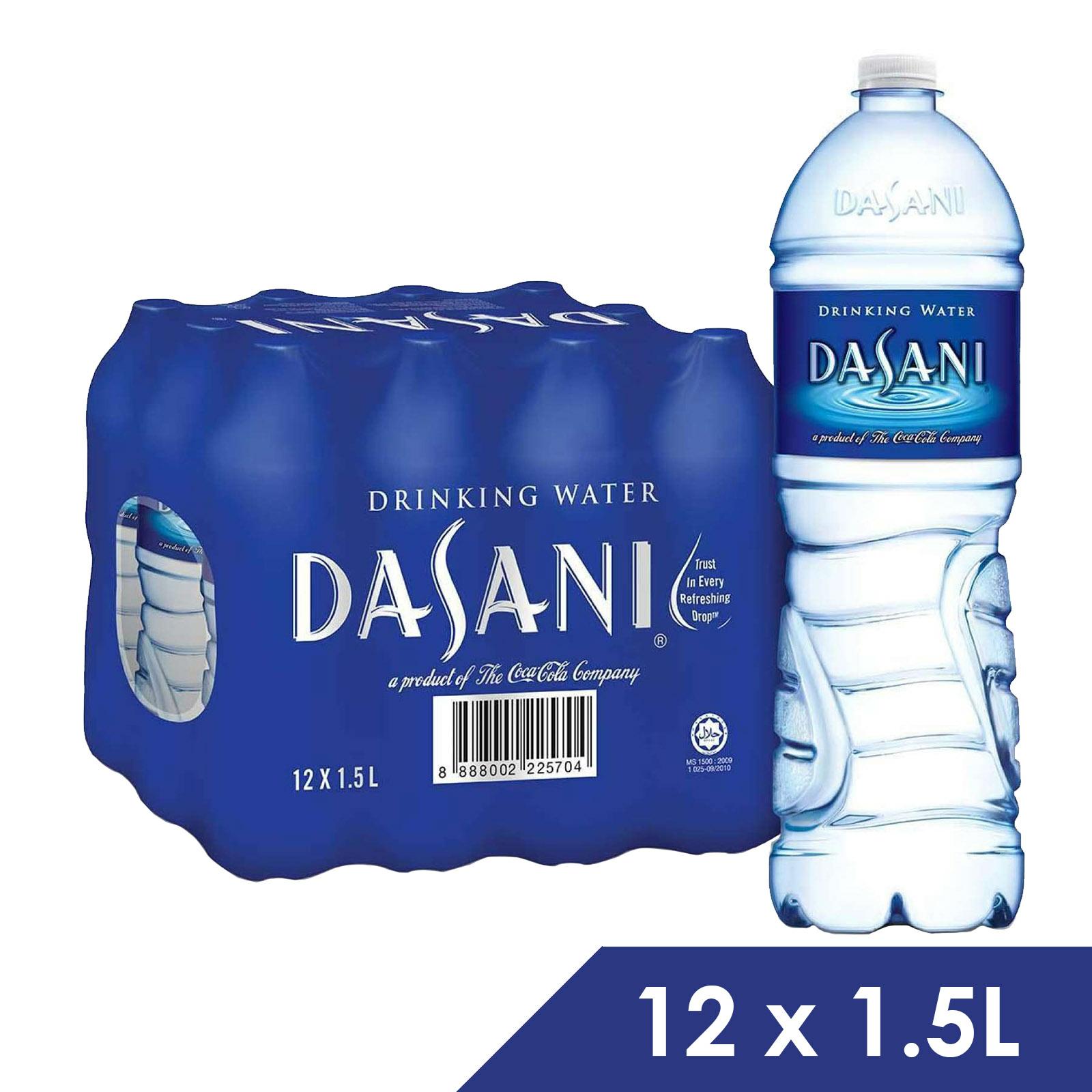 达萨尼 纯净饮用水 整箱 | Dasani Pure Drinking Water Bottle Case 12 x 1.5L