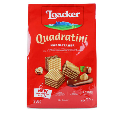 莱家 榛子巧克力夹心威化饼干 | Loacker Quadratini Napolitaner 250g