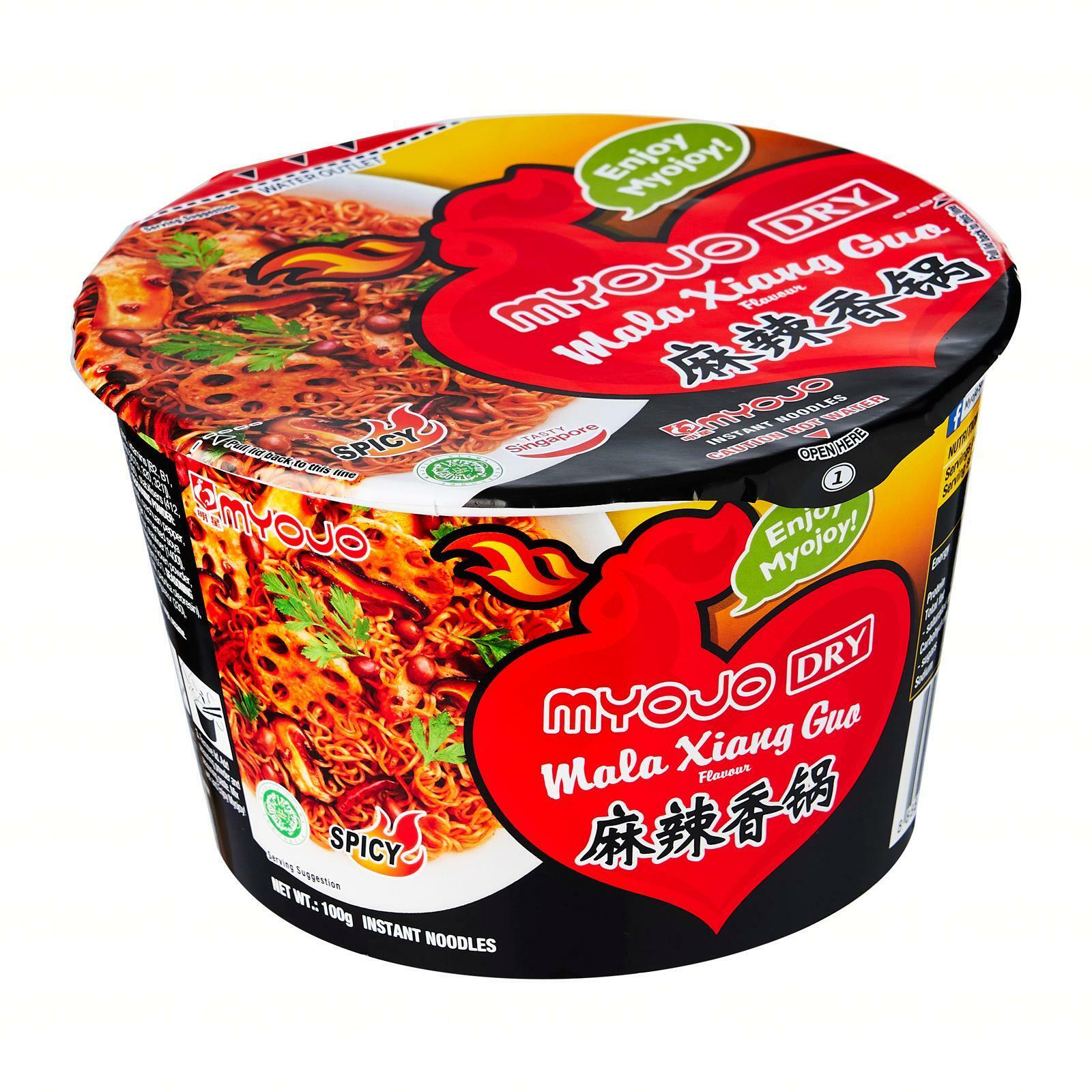 明星 麻辣香锅干拌面 碗面 | Myojo Dry Bowl Noodles Mala Xiang Guo 100g