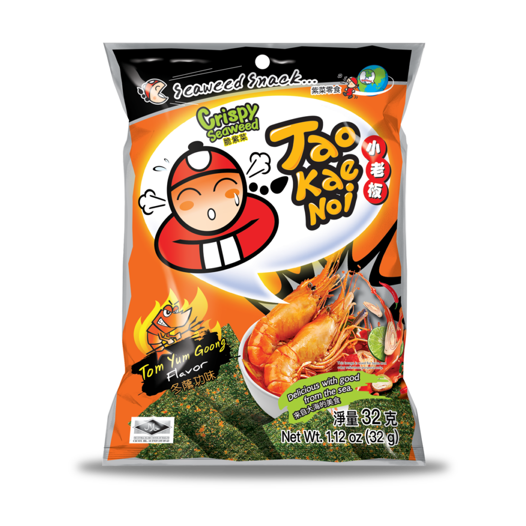 小老板 冬荫功味 脆紫菜 | Tao Kae Noi Crispy Seaweed- Tom Yum Goong  32g