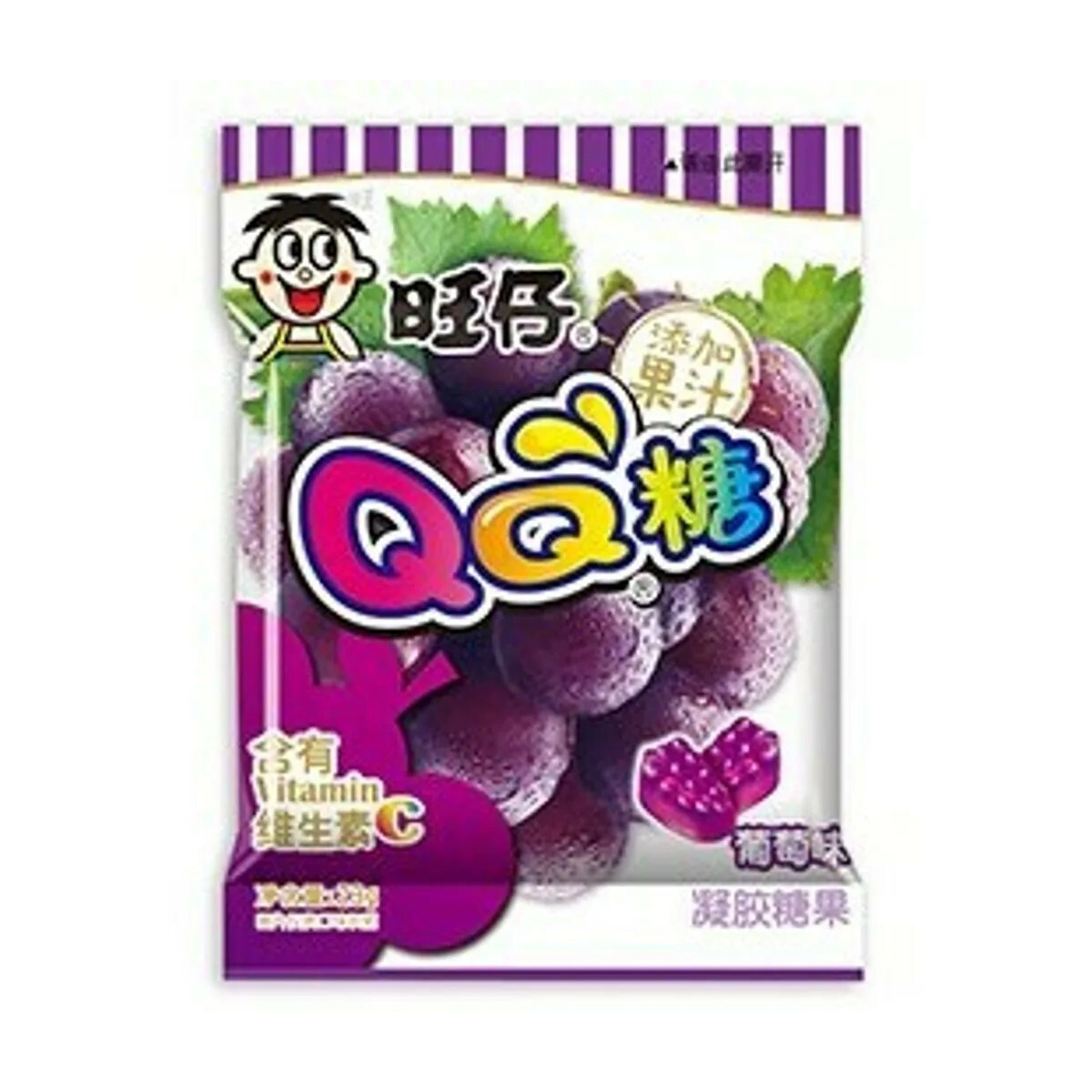 旺仔 葡萄味QQ软糖 | Want Want QQ Grape Gummy 70g